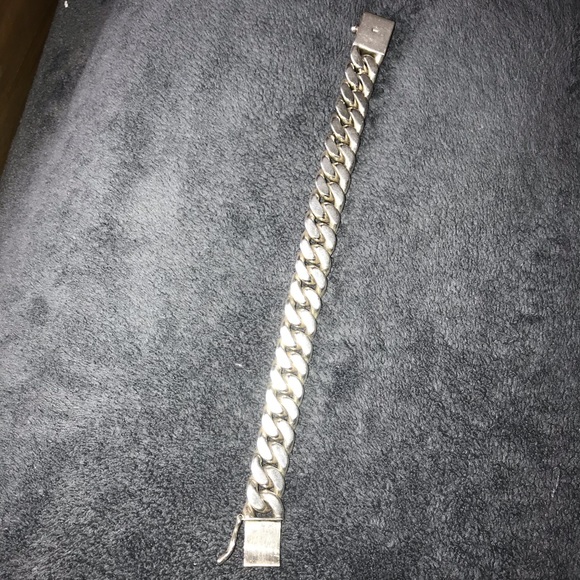 12.5mm miami Cuban link bracelet - Picture 2 of 2